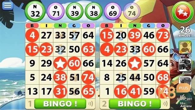 Cách chơi Bingo 25 số cơ bản nhất cho người mới tại K8