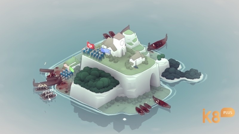 Bad North cuốn hút bởi yếu tố roguelite, mỗi thất bại là bài học chiến thuật quý giá trong thế giới Viking khốc liệt