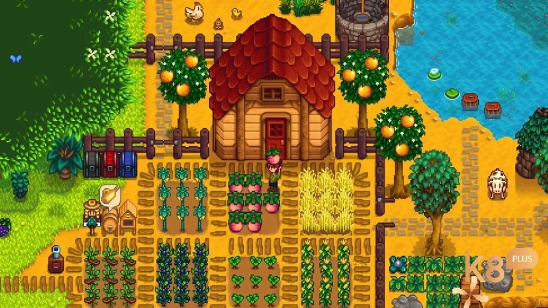 Minecraft và Stardew Valley – hai game phiêu lưu offline hấp dẫn với thế giới mở và lối chơi tự do.