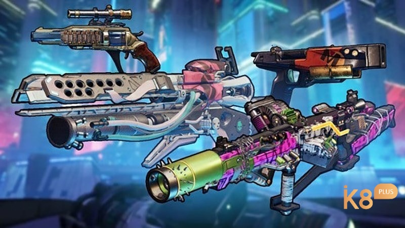 Game Borderlands 3 xây dựng hệ thống vũ khí đa dạng với nhiều loại vũ khí khác nhau