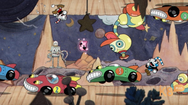 Đồ họa game Cuphead được thiết kế đặc biệt theo phong cách vẽ tay mang hơi hướng hoạt hình đầy ngộ nghĩnh