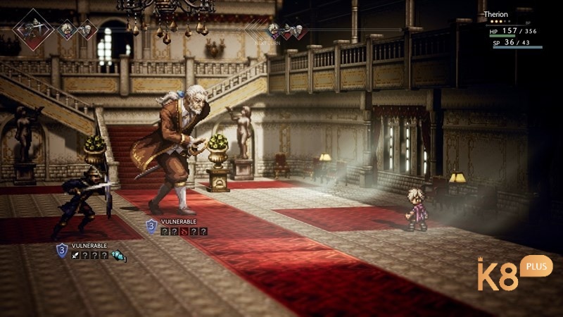 Game Octopath Traveler có đồ họa HD-2D đẹp mắt với phong cách pixel cổ điển độc đáo