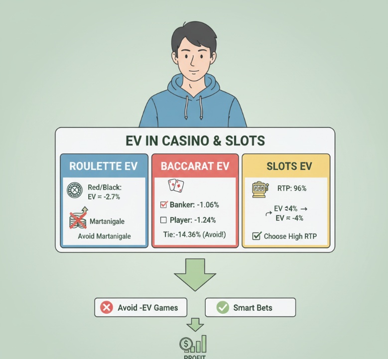 Cách tính EV mỗi loại cược – Đánh giá lợi nhuận kỳ vọng