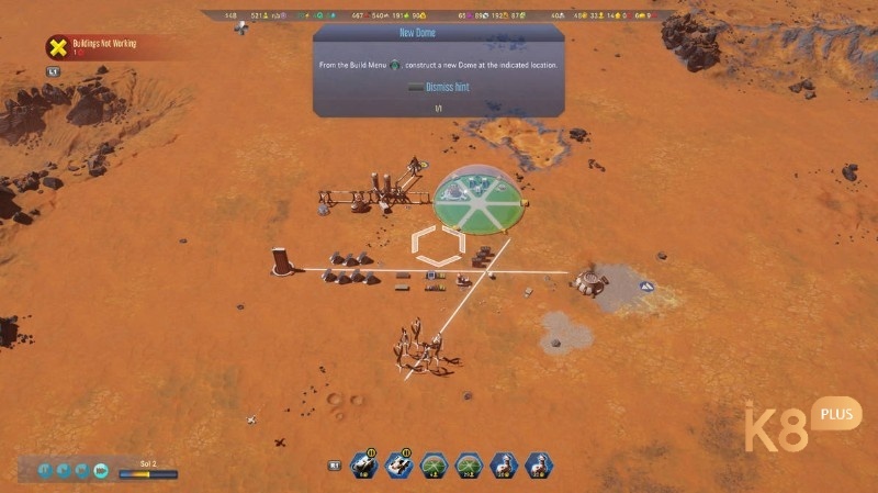 Game Surviving Mars: Xây dựng thuộc địa trên sao hỏa cuốn
