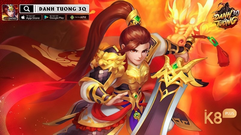Danh Tướng 3Q nổi bật với kho tướng phong phú và cơ chế hợp kích giữa các danh tướng, mở ra nhiều hướng xây dựng đội hình