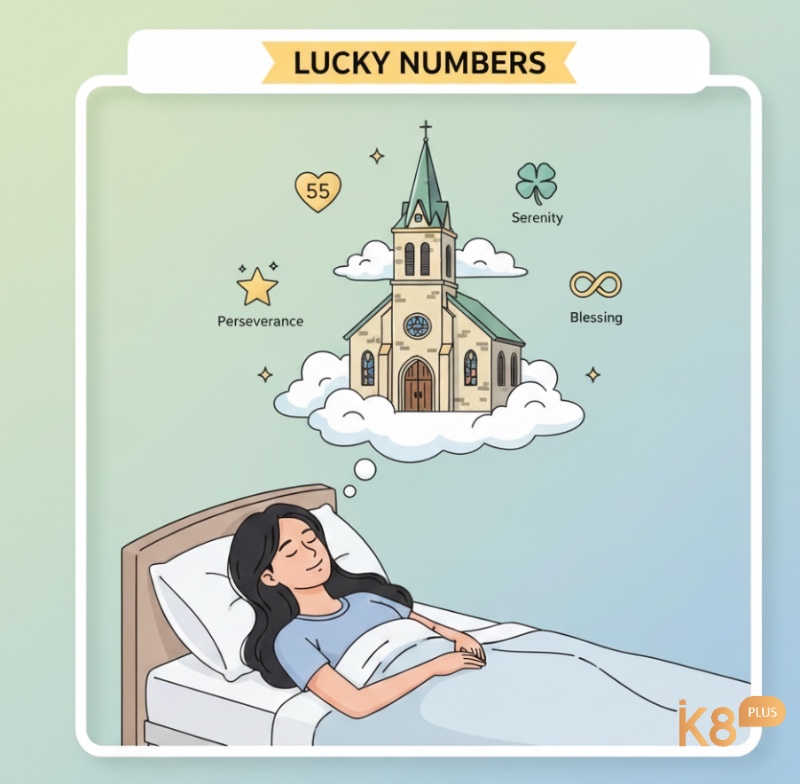 Người phụ nữ chiêm nghiệm giấc mơ thấy nhà thờ, liên tưởng tới các con số may mắn 55 và 99
