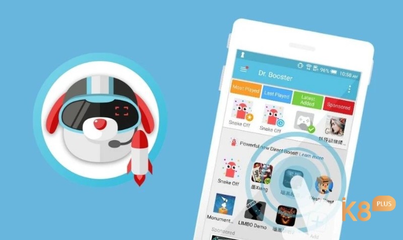 Dr. Booster là lựa chọn nhẹ, dễ dùng cho người cần tăng tốc nhanh trước khi vào game trên iOS