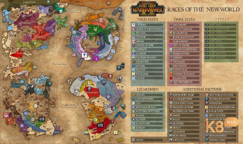 Bản đồ 3D rộng lớn của Total War: Warhammer III biến mỗi lượt đi thành một quyết định chiến lược đầy rủi ro và hệ quả