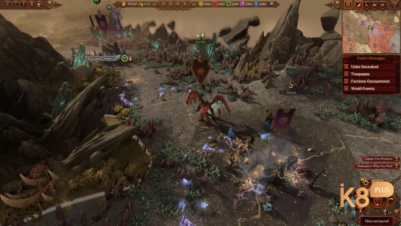 Chiến dịch của Total War: Warhammer III tạo nhịp căng liên tục, nơi áp lực đến từ nhiều quyết định chiến lược chồng chéo hơn là một trận đánh đơn lẻ