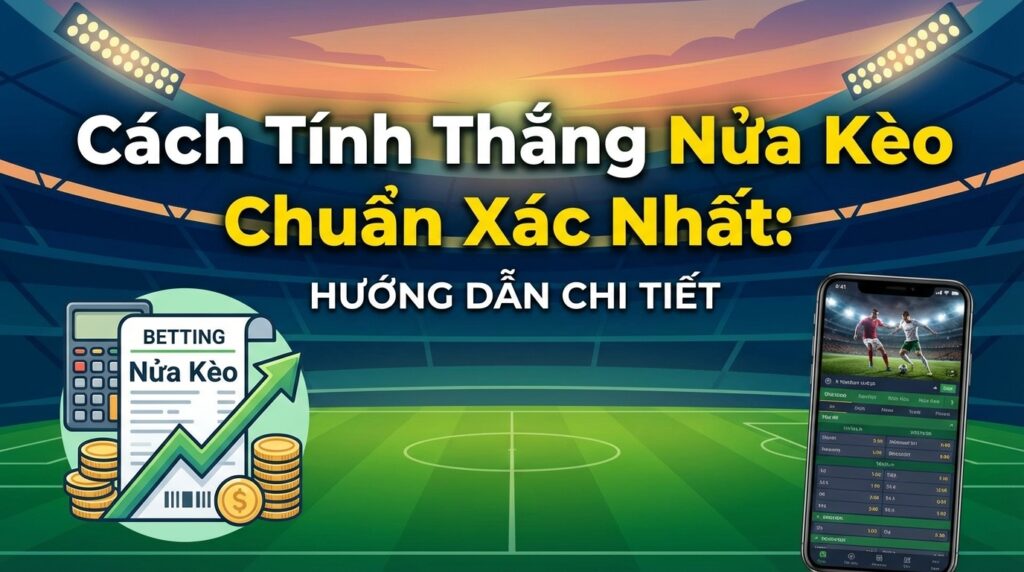 Cách tính thắng nửa kèo chuẩn xác nhất: Hướng dẫn chi tiết