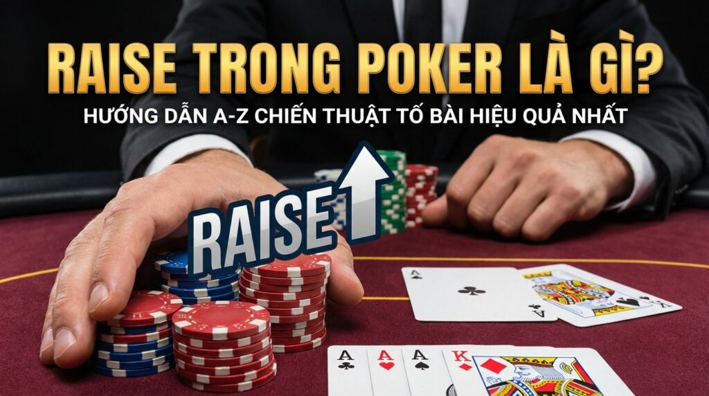 Raise trong Poker là gì? Chiến thuật tố bài hiệu quả nhất