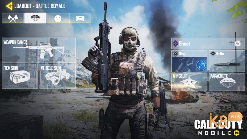 Tổ đội trong Call of Duty: Mobile đang phối hợp chiến đấu trên bản đồ nhiều người chơi