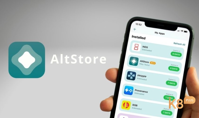 AltStore hỗ trợ sideload ứng dụng trên iPhone