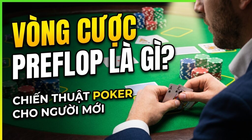 Vòng cược Preflop là gì trong Poker? Chiến thuật chơi hiệu quả