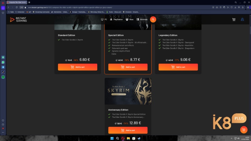 Skyrim có nhiều phiên bản chính thức, phù hợp cho cả người mới và người chơi lâu năm