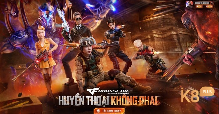 Nhân vật CrossFire Legends tham gia trận đấu đội tốc độ cao