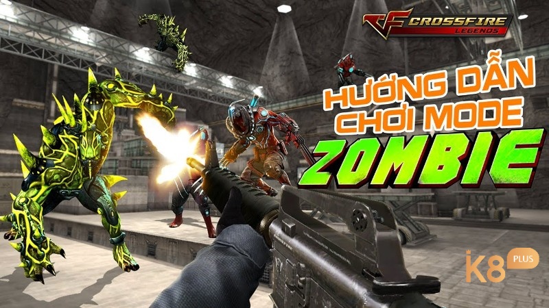 Người chơi CrossFire Legends chống lại zombie trong bản đồ sinh tồn