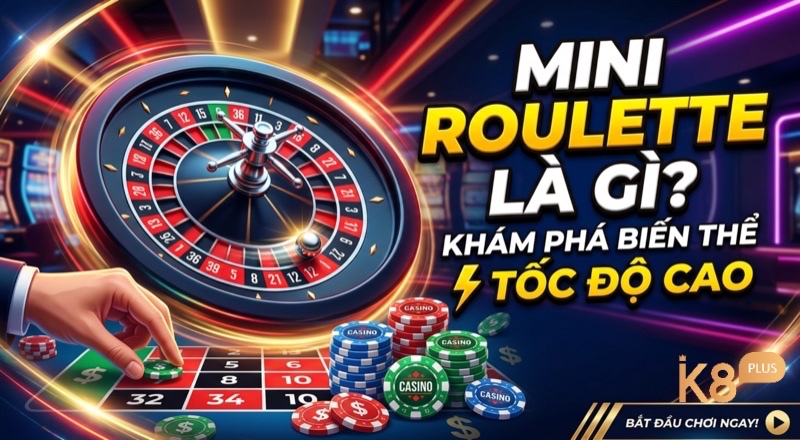 Mini roulette là gì? Cách chơi và chiến lược hiệu quả tại k8