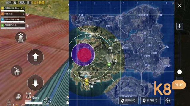 Vòng bo trong PUBG Mobile VN buộc người chơi phải di chuyển liên tục để sống sót